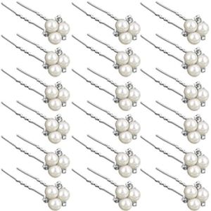 18 stks parel haarspelden bruids haaraccessoires parel bobby bruids haarspeld bruiloft haaraccessoires parel kristal haarspelden voor bruiden bruidsmeisjes bloem vrouwen grils Lightinthebox