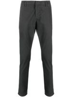 DONDUP pantalon chino à coupe fuselée - Gris