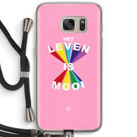 Het Leven Is Mooi: Samsung Galaxy S7 Transparant Hoesje met koord