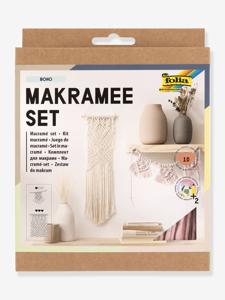 Macraméset, 10 stuks BOHO FOLIA beige