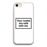 Safe with me: iPhone 7 Transparant Hoesje