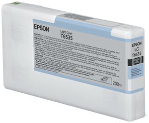 Epson inktpatroon light cyaan T 653 200 ml T 6535