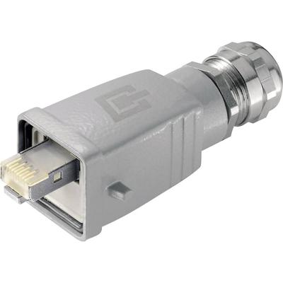Telegärtner 100007468 STX V5 RJ45-stekkerset variant 5 Stekker, recht Aantal polen: 8P8C Aluminium 1 stuk(s)