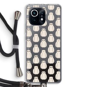 Uilen: Xiaomi Mi 11 Transparant Hoesje met koord