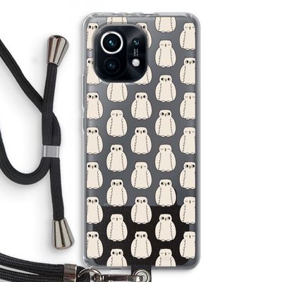 Uilen: Xiaomi Mi 11 Transparant Hoesje met koord