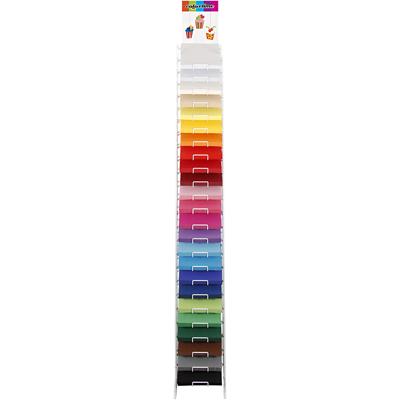 Colortime Gekleurd karton, a4, vel 210x297 mm, 180 gr, diverse kleuren, 24x100 vel/ 1 doos