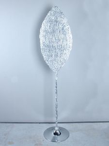 Aluminium draad beeld groot blad
