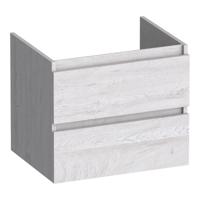 Brauer Joy - Onderkast - 60 cm - met 2 Softclose Lades Greeploos en 1 Sifon Uitsparing - Forest Seashell