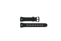Horlogeband Casio LW-S200H-1A / 10360825 Kunststof/Plastic Zwart 16mm