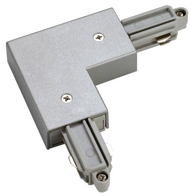 SLV 1-faseL-Connector 2 hoekverbinder aarde binnen grijs - 143062