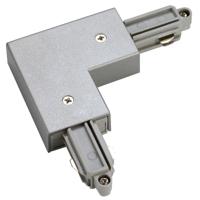 SLV 1-faseL-Connector 2 hoekverbinder aarde binnen grijs - 143062