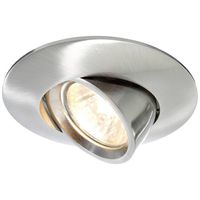 Deko Light Einbauring 102 GU5.3 126073 Plafondinbouwring LED, Halogeen GU5.3, MR16 50 W Zilver - thumbnail