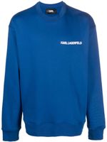 Karl Lagerfeld sweat Ikonik 2.0 à logo imprimé - Bleu - thumbnail