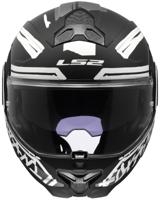 LS2 opklaphelm "ff910 advant ii tape" helmet ff910 advant ii tape xl matt bl/white