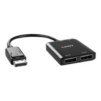 Lindy 38430 interface hub DisplayPort 21600 Mbit/s Zwart - thumbnail