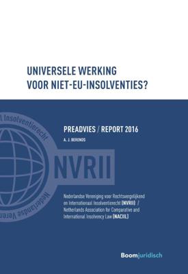 Universele werking voor niet-EU-insolventies? (Paperback)