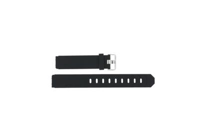 Horlogeband Jacob Jensen JJ732 Kunststof/Plastic Zwart 17mm