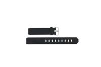Horlogeband Jacob Jensen JJ732 Kunststof/Plastic Zwart 17mm