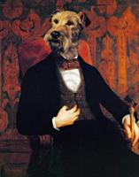 Kunstdruk Thierry Poncelet - Monsieur 28x35cm