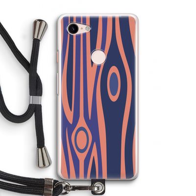 Bast A: Pixel 3 Transparant Hoesje met koord