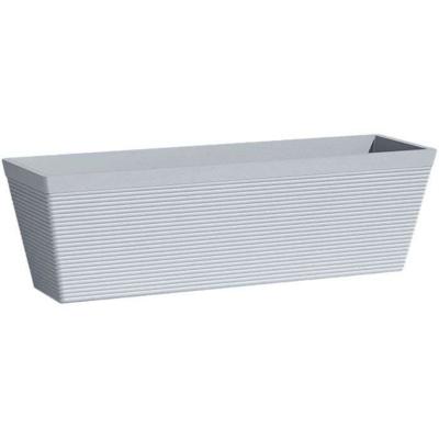 Jardiniere - GARDEN ID - Green Care Impact Blauw-Grijs - 50 x 16 x 16 cm - 10 jaar garantie - 100% gerecycled - UV-/gelbestendig