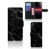 Sony Xperia L4 | Bookcase | Marmer Zwart - Origineel Cadeau Vader