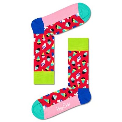 Happy socks 2 stuks Ice Cream Sock * Actie *