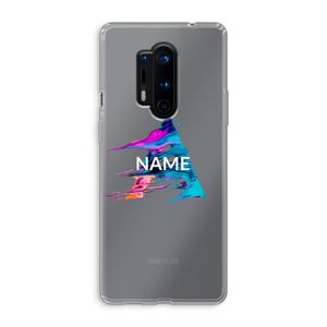 Abstract Spectrum: OnePlus 8 Pro Transparant Hoesje