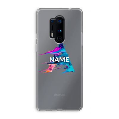 Abstract Spectrum: OnePlus 8 Pro Transparant Hoesje