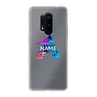 Abstract Spectrum: OnePlus 8 Pro Transparant Hoesje