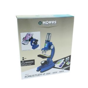 Konus microscoop tudy-4 150x-450x-900x met smartphone adapter