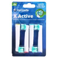 Optismile Opzetborstels voor Oral-B Elektrische Tandenborstels 4 Stuks - thumbnail