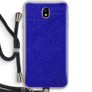 Majorelle Blue: Samsung Galaxy J7 (2017) Transparant Hoesje met koord