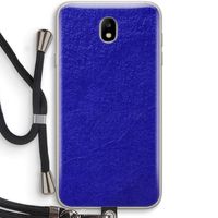 Majorelle Blue: Samsung Galaxy J7 (2017) Transparant Hoesje met koord