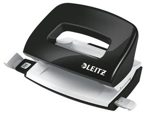 Leitz 50601095 papierperforator 10 vel Zwart, Wit