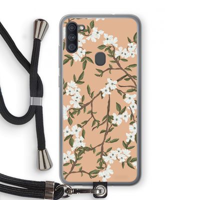 Blossoming spring: Samsung Galaxy A11 Transparant Hoesje met koord