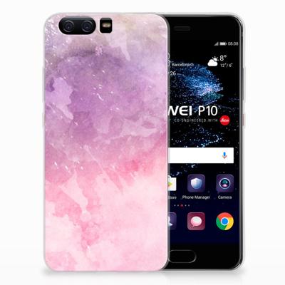 Smartphone hoesje Huawei P10 Pink Purple Paint