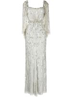 Jenny Packham Brightstar sequin-embellished tulle gown - GREEN