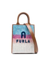 Furla sac cabas à logo imprimé - Bleu - thumbnail