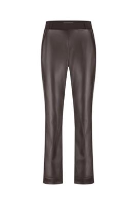 Anne faux leather trousers - espresso - 13280 Anne faux leather trousers - espresso - 13280