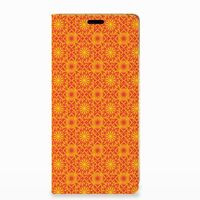 Samsung Galaxy Note 9 Hoesje met Magneet Batik Oranje - thumbnail