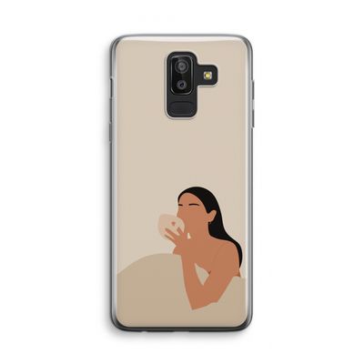 Fresh coffee: Samsung Galaxy J8 (2018) Transparant Hoesje