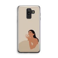 Fresh coffee: Samsung Galaxy J8 (2018) Transparant Hoesje