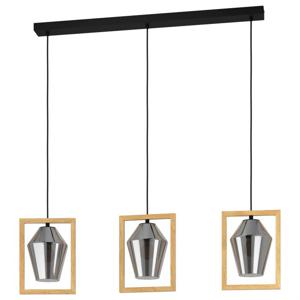 EGLO Viglioni hangende plafondverlichting E27 40 W Zwart, Bruin