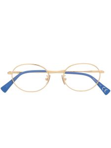 Marni Eyewear lunettes de vue à monture ronde - Or