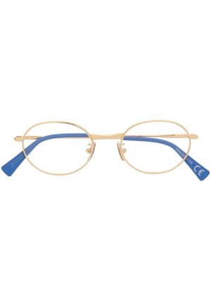 Marni Eyewear lunettes de vue à monture ronde - Or