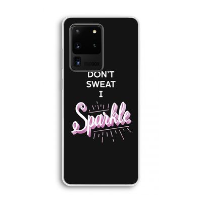 Sparkle quote: Samsung Galaxy S20 Ultra Transparant Hoesje