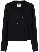 Giambattista Valli blouse à boutonnière croisée - Noir Giambattista Valli blouse à boutonnière croisée - Noir