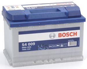 Bosch auto accu S4009 - 74Ah - 680A - voor voertuigen zonder start-stopsysteem S4009