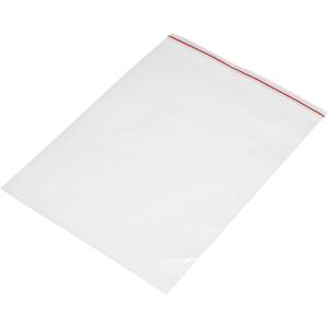 Hersluitbare zak zonder etiketstrook (b x h) 180 mm x 250 mm Transparant Polyethyleen